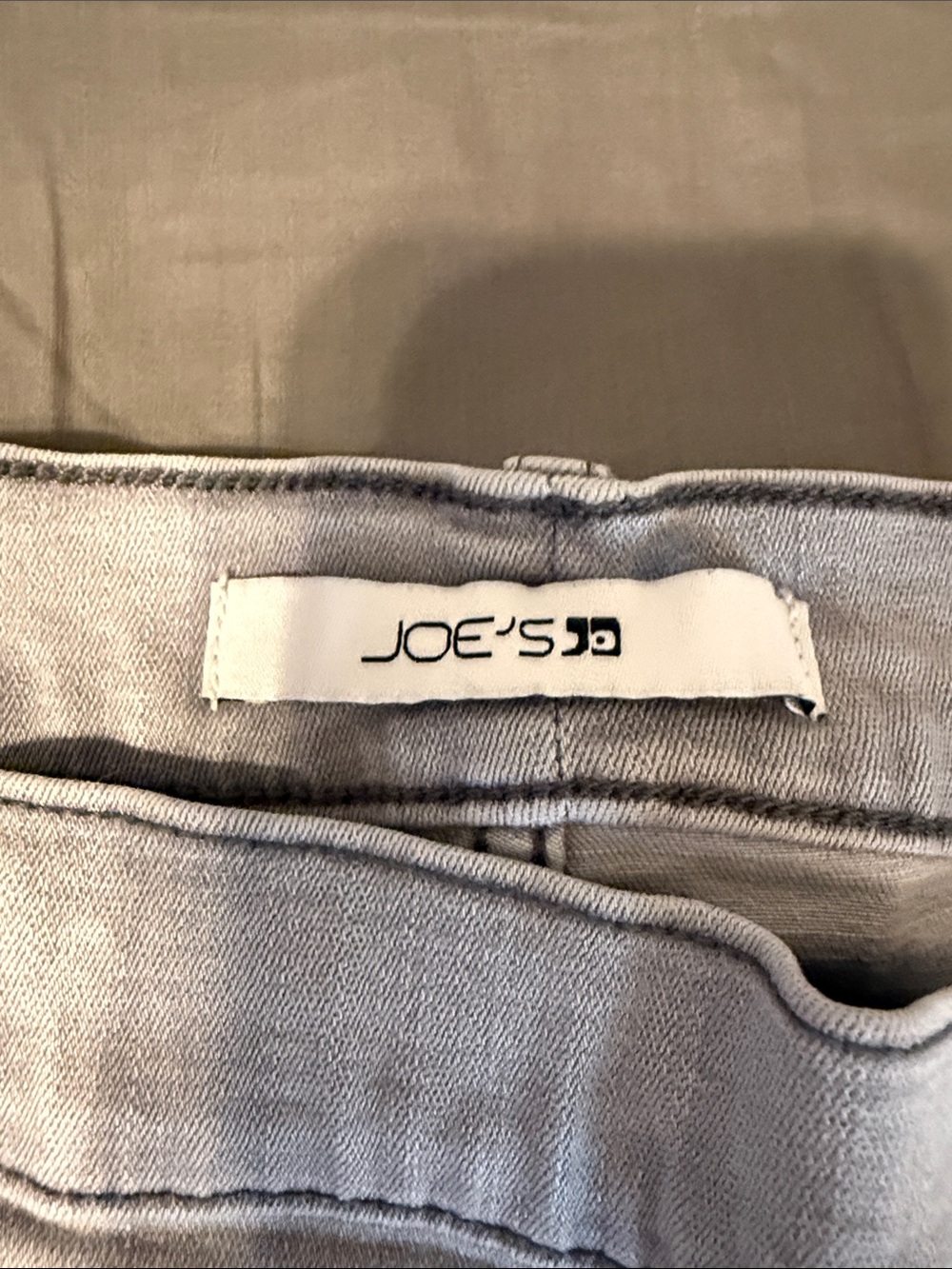 Joe's Jeans Light Gray Straight Leg Denim